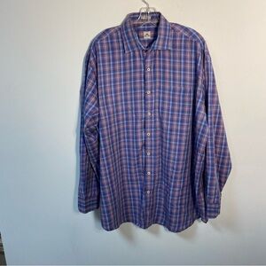 Peter Millar Men’s Shirt Button Up Long Sleeve XL